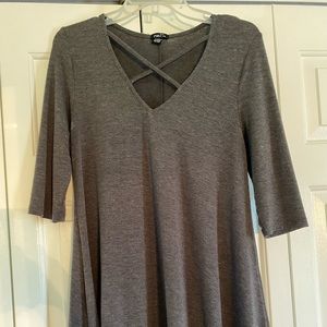 medium rue 21 3/4 grey dress. medium